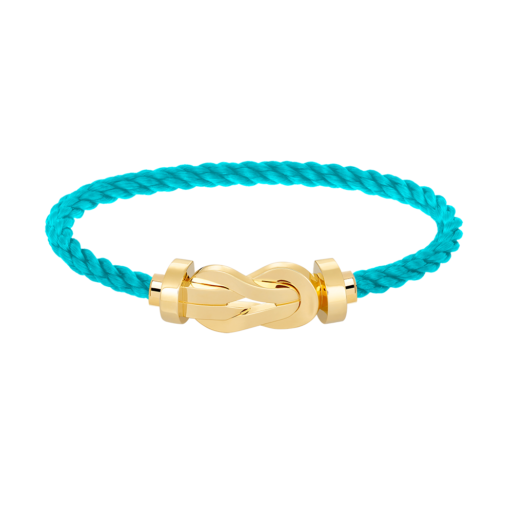 FRED CHANCE LARGE 8 FIGURE BUCKLE NO DIAMOND BRACELET GOLD