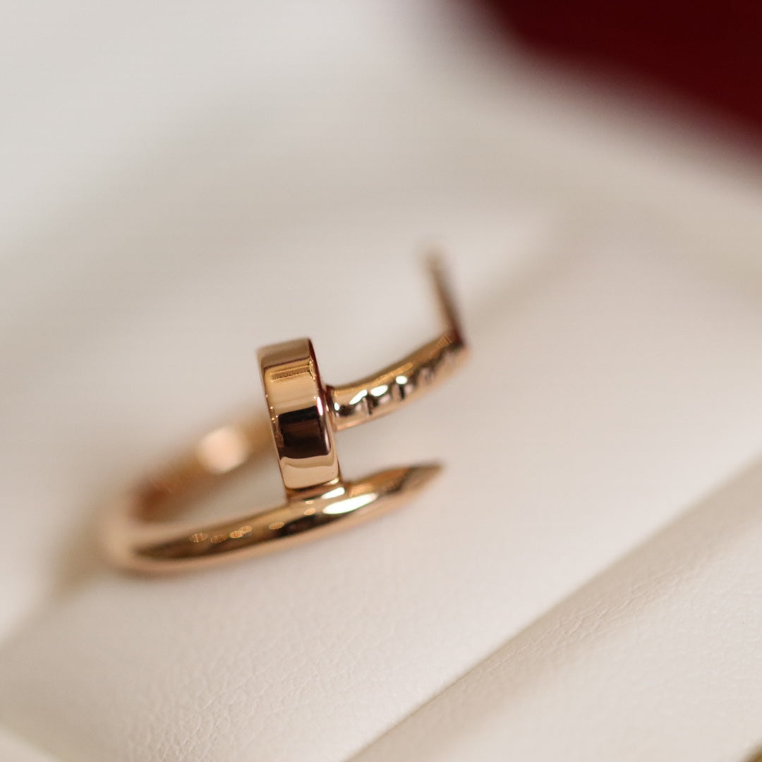 CARTIER JUSTE EARRINGS PINK GOLD