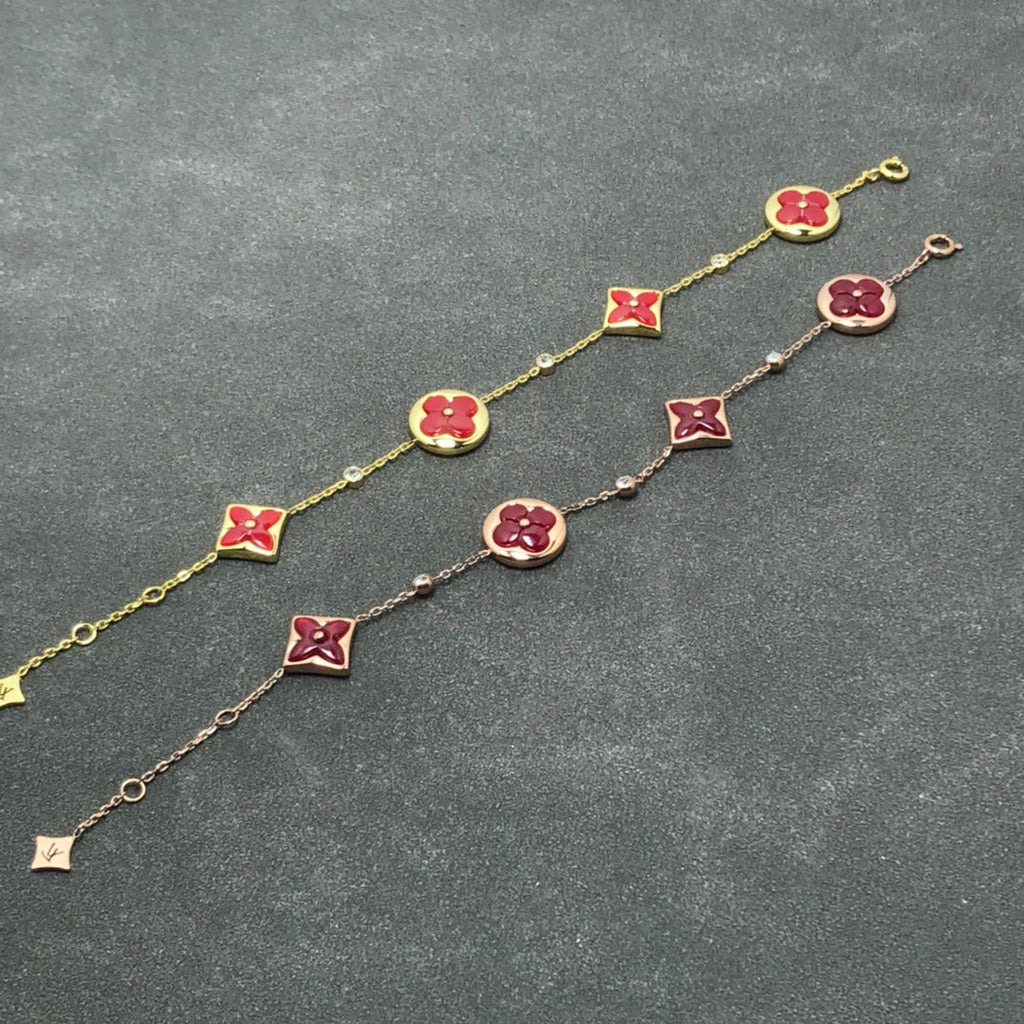 LOUIS VUITTON STAR AND SUN CARNELIAN 4 MOTIFS 3 DIAMONDS