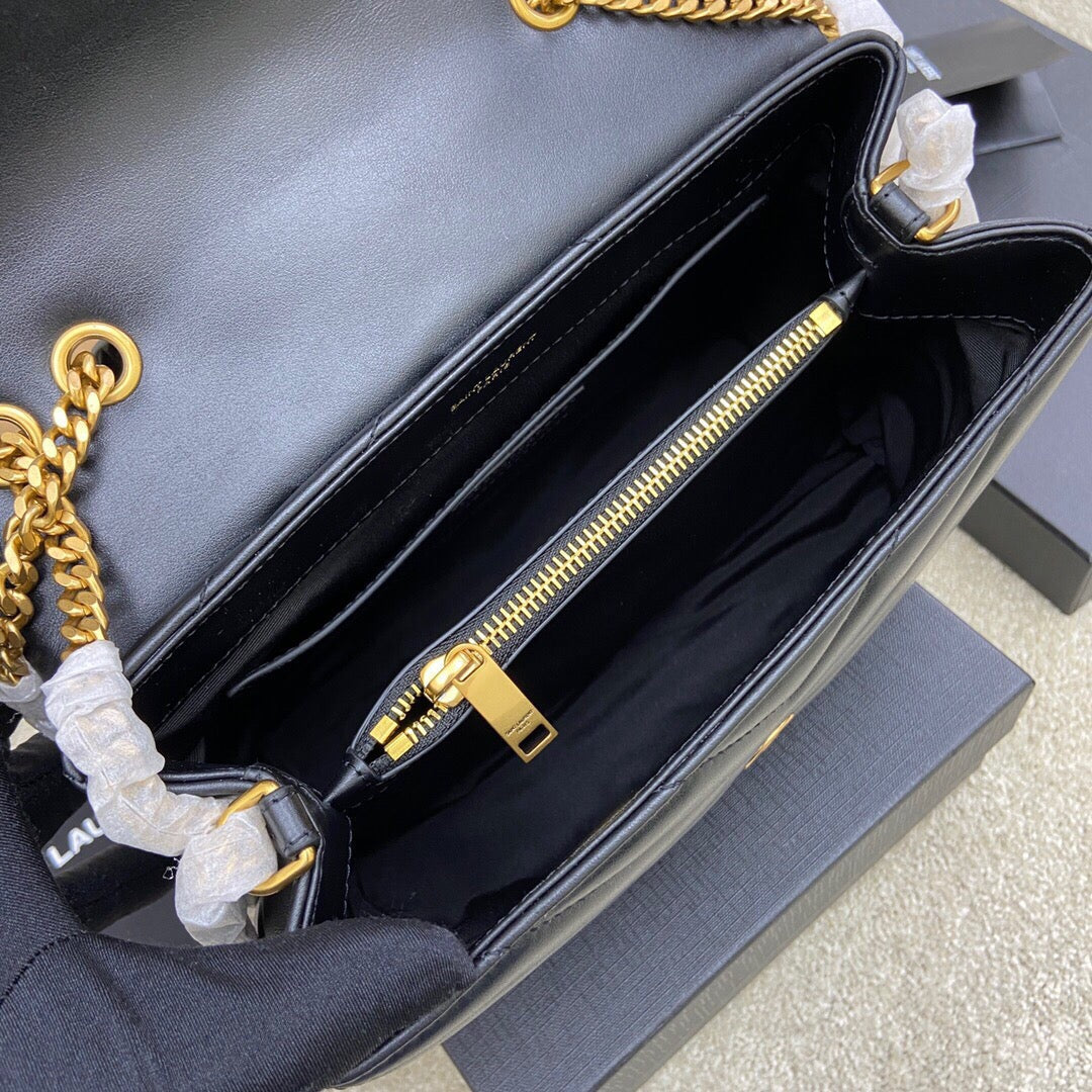Luxe Quilted Leather Shoulder Bag 688019167