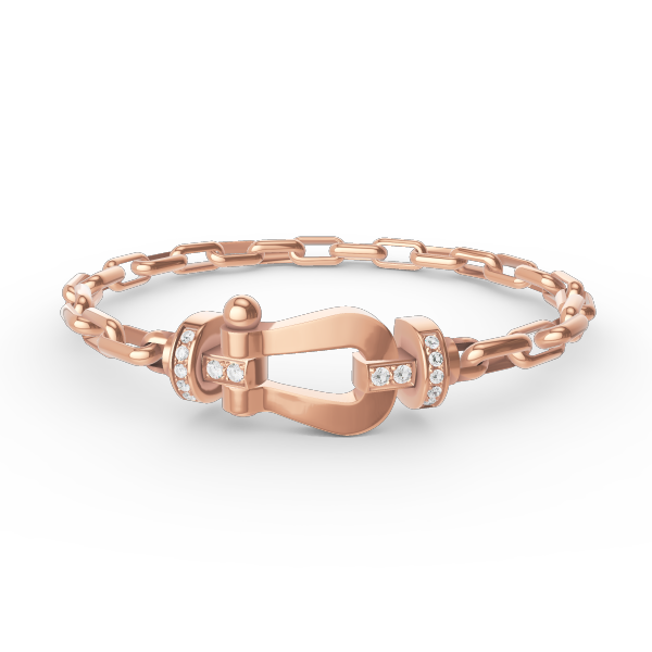 FRED FORCE LARGE HORSESHOE CLASP METAL BRACELET